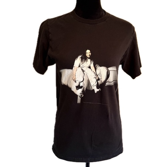 BILLIE EILISH When We All Fall Asleep Band Tee Black T-Shirt Size Small - Picture 1 of 8